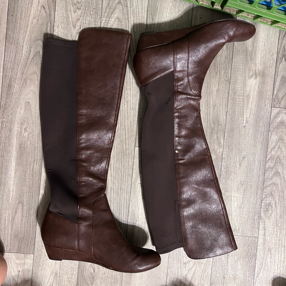 Jessica Simpson knee high wedge boot